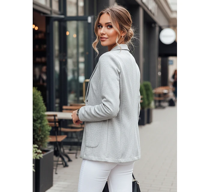 Dámská bunda CLASSVENT světle šedá FashionStreet PY0108
