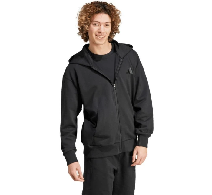 Pánská mikina adidas All Szn Fleece Full-Zip Hoodie černá IX1249 pánská