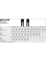 Waistpants Stretch Pánské strečové pracovní kalhoty navy model 22462806 - ProJob Waistpants Stretch Pánské strečové pracovní kalhoty navy model 22462806 - ProJob