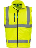 Yoko HV 006 Hi-Vis softshellová vesta 79.V006 hi vis yellow