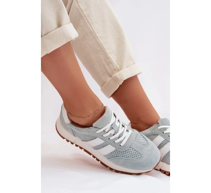 Dámské tenisky z přírodního semiše mátové Marceline Dámské tenisky z přírodního semiše mátové Marceline