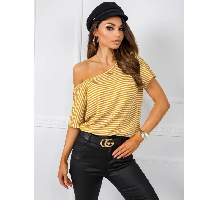 Tričko TP TS 5480.97P bílá a žlutá