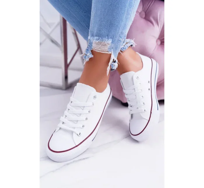 Klasické Dámské Tenisky Bílé Omerta Klasické Dámské Tenisky Bílé Omerta