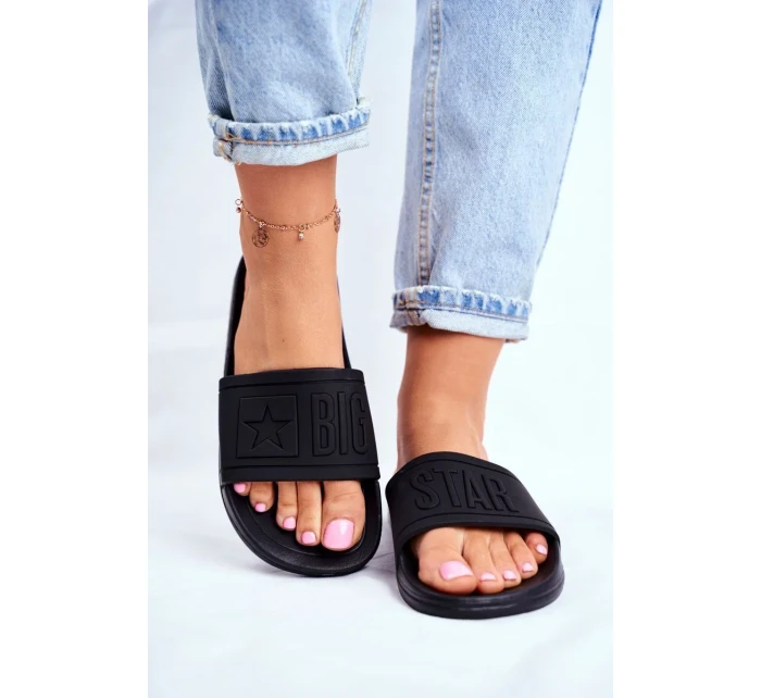 Dámské módní pantofle Big Star - černé Dámské módní pantofle Big Star - černé