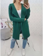 Zateplená bunda s kapucí 69413 tmavě zelená - Kesi