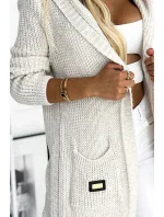 Dámský svetřík 488-1 Cardigan - Numoco basic