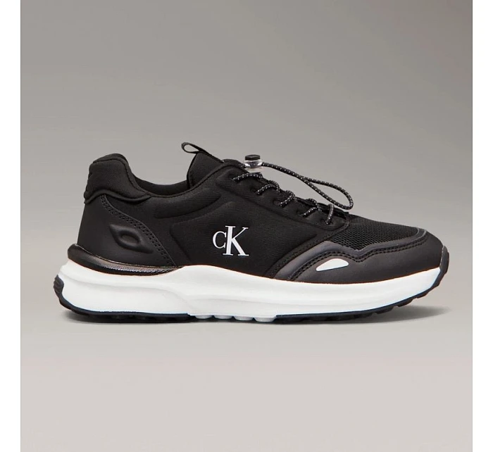 Calvin Klein dámské tenisky V3X9-83010-1464999 BLACK LOW CUT LACE-UP SNEAKERS