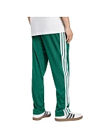Pánské kalhoty adidas 3-Stripes Tricot Regular-Fit Open Hem Green JI8806