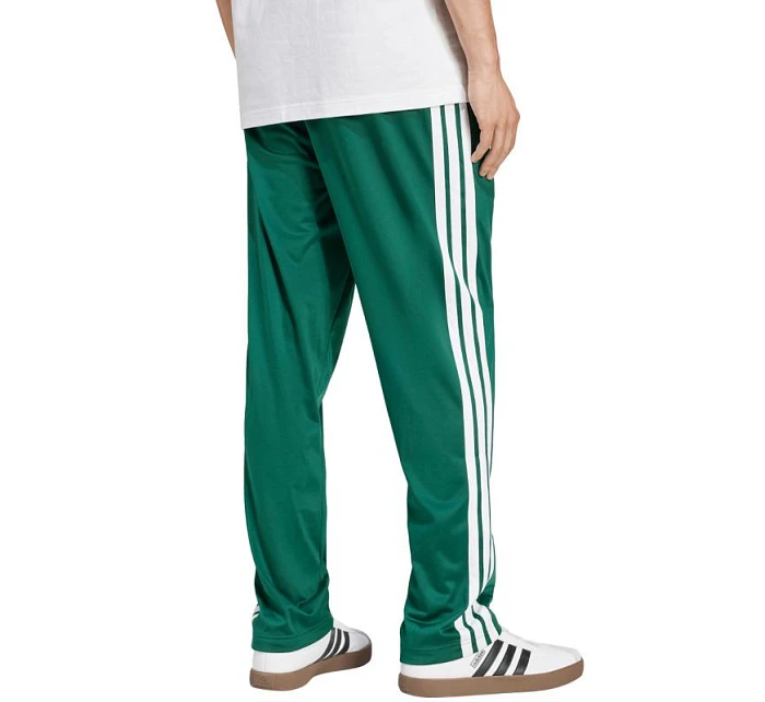 Pánské kalhoty adidas 3-Stripes Tricot Regular-Fit Open Hem Green JI8806