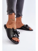 Dámské sandály z ekokože Big Star model 21653772 Černé - Big Star Shoes Dámské sandály z ekokože Big Star model 21653772 Černé - Big Star Shoes