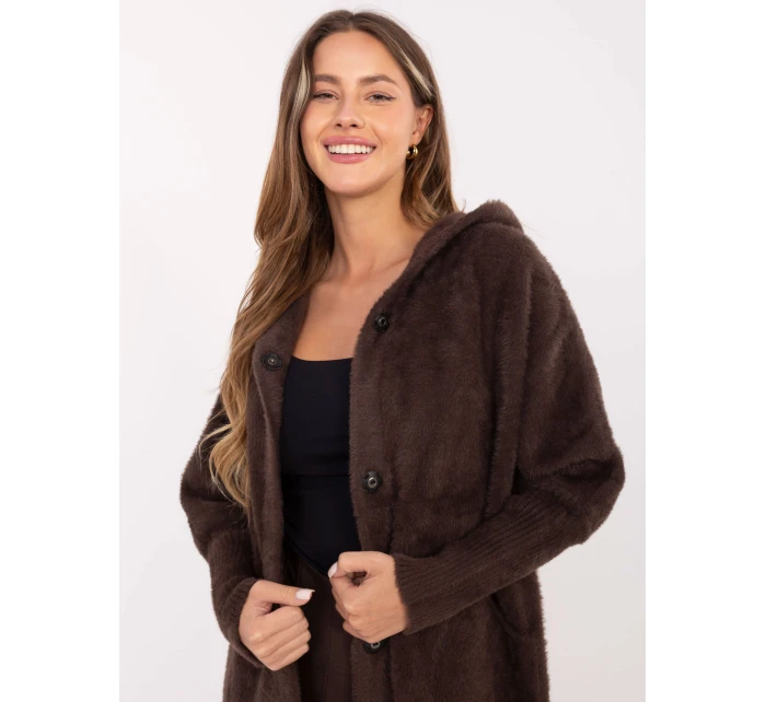 Kabát MBM PL 1518.95P tmavě hnědý