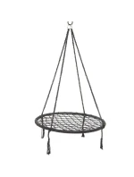 ZAHRADNÍ HOUPACÍ SÍŤ ČAPÍ HNÍZDO 80CM ŠEDÁ