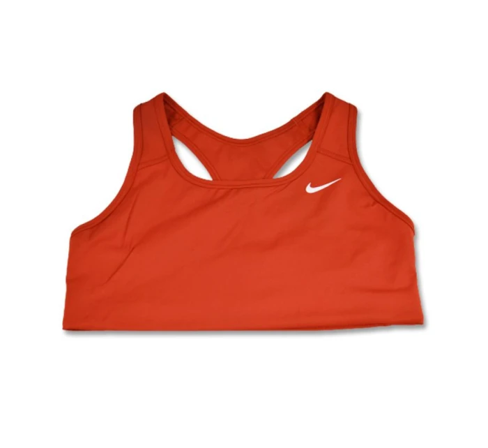 Sportovní podprsenka Nike Swoosh Pro-padded Bra Wmns Cinnabar/White - BV3630-624