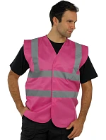 Yoko HVW 100 Hi-Vis bezpečnostní vesta 79.W100 black Yoko HVW 100 Hi-Vis bezpečnostní vesta 79.W100 black
