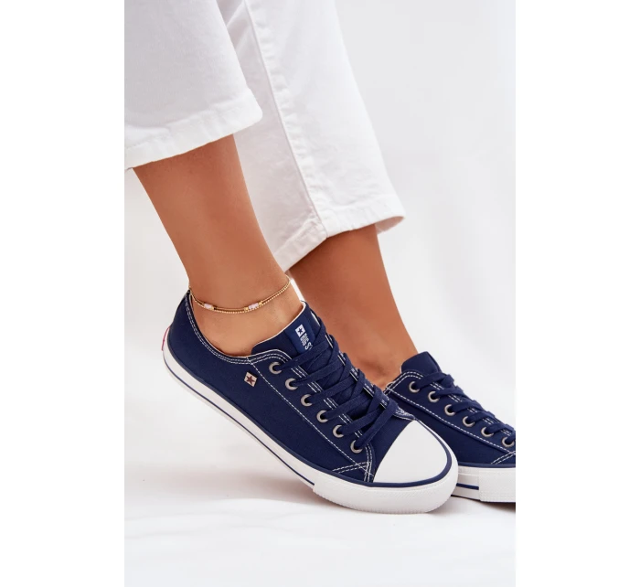Dámské Nízké Tenisky Big Star model 21705176 Tmavě Modré - Big Star Shoes Dámské Nízké Tenisky Big Star model 21705176 Tmavě Modré - Big Star Shoes