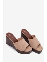 Dámské pantofle na platformě model 21919258 - Boto