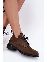 Dámské kožené boty Vinceza 89151 Khaki Dámské kožené boty Vinceza 89151 Khaki