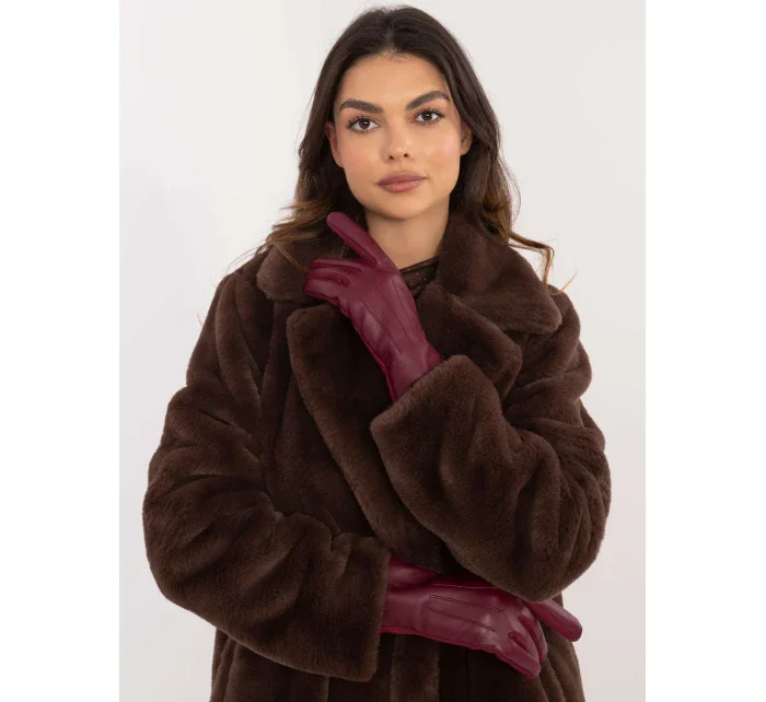 AT RK rukavice model 20585865 bordó - FPrice