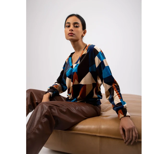 Halenka DHJ BZ 6550.74P tmavě modrá