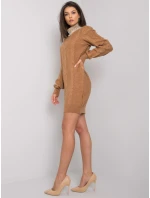 Šaty LC SK model 20595546 velbloudí - FPrice Šaty LC SK model 20595546 velbloudí - FPrice