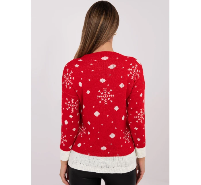 Sweter MI SW model 21800518 czerwony - FPrice Sweter MI SW model 21800518 czerwony - FPrice