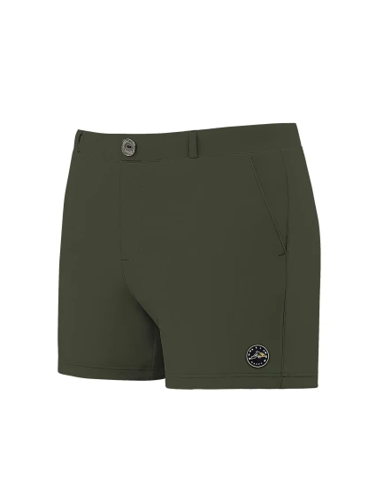 Pánské plavky Comfort 2 7a tm. zelené - Self Pánské plavky Comfort 2 7a tm. zelené - Self