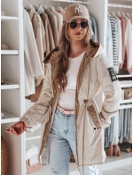 Dámská přechodná bunda parka GLAMOON béžová FashionStreet TY4811 Dámská přechodná bunda parka GLAMOON béžová FashionStreet TY4811