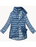 Dámská prošívaná bunda se stojáčkem Minority blue (P3-6908-30S) Dámská prošívaná bunda se stojáčkem Minority blue (P3-6908-30S)