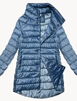 Dámská prošívaná bunda se stojáčkem Minority blue (P3-6908-30S)