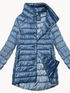 Světle modrá dámská prošívaná bunda se stojáčkem model 21061169 - MINORITY