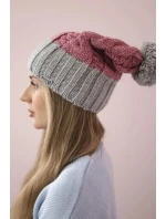 Paris fleecová čepice K212 tmavě model 18750057 - K-Fashion Paris fleecová čepice K212 tmavě model 18750057 - K-Fashion