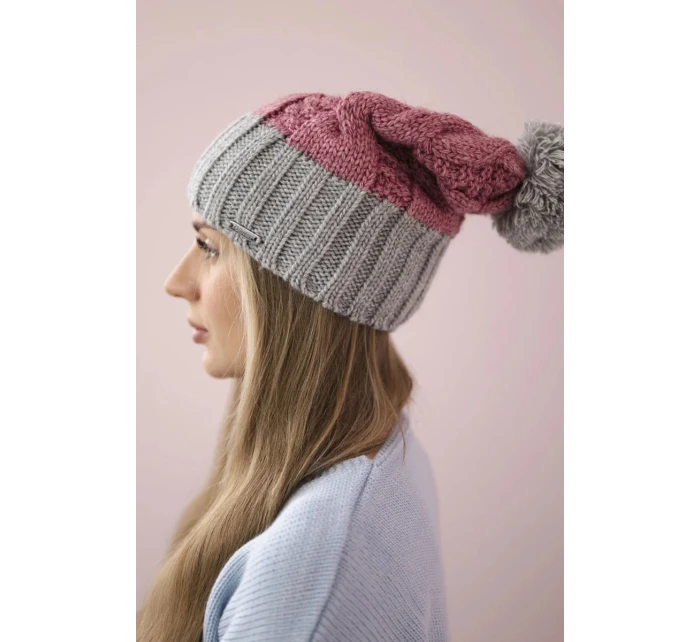 Paris fleecová čepice K212 tmavě model 18750057 - K-Fashion Paris fleecová čepice K212 tmavě model 18750057 - K-Fashion