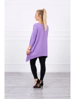 Oversize halenka fialová