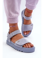 Semišové Sandály na Platformě Big Star model 21655470 - Big Star Shoes Semišové Sandály na Platformě Big Star model 21655470 - Big Star Shoes