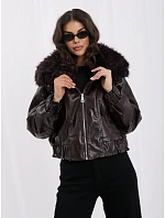 Kurtka IR KR model 22559192 ciemny brązowy - FPrice Kurtka IR KR model 22559192 ciemny brązowy - FPrice