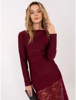 Sukienka MI SK model 21757239 bordowy - FPrice