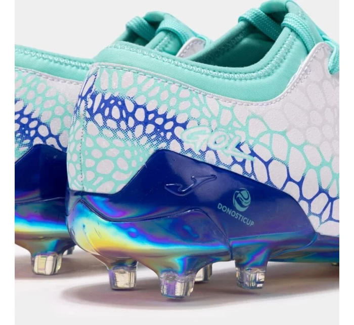Pánské kopačky Joma GOL 2472 FG White Turquoise