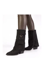 Boty na podpatku model 222051 Solea Boty na podpatku model 222051 Solea