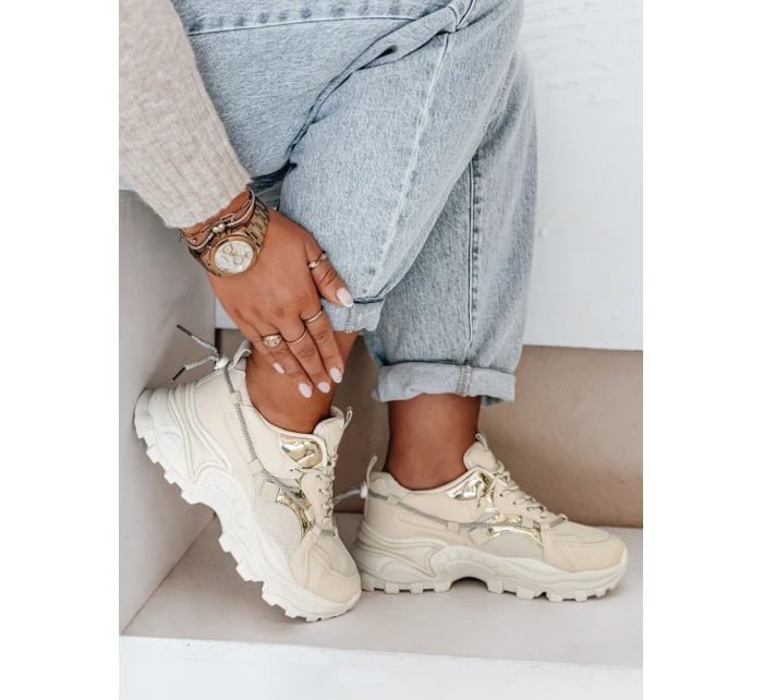 FashionStreet béžové dámské tenisky ZY1011