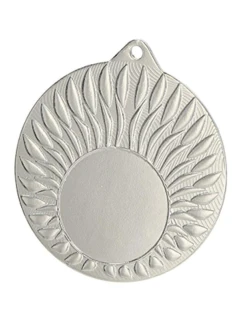 Obecná stříbrná medaile s místem pro emblém 25 mm - ocel