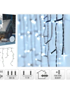 LAMPKI CHOINKOWE  180 LED  BIAŁY KABEL model 21832455