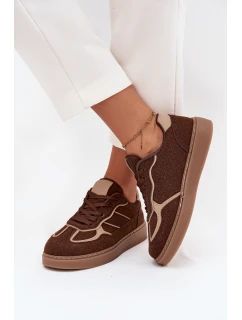 Nízké dámské tenisky hnědé Brenelle