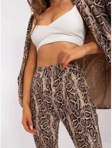 DHJ kalhoty SP 13926 3.67P černá a béžová