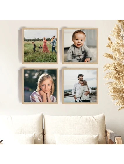 Plakát v rámu - 4x čtverec 20x20 - fotografie 