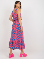 Dámské šaty D73771R30391A růžovo-modré - FPrice
