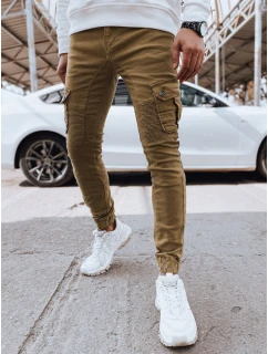 Pánské velbloudí džínové bojové kalhoty FashionStreet UX4331