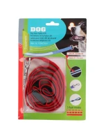 ŠŇŮRKA S LED PÁSKEM DÉLKA 120CM ČERVENÁ ŠŇŮRKA S LED PÁSKEM DÉLKA 120CM ČERVENÁ