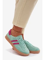 Dámské kožené semišové tenisky model 22101263 - S.Barski