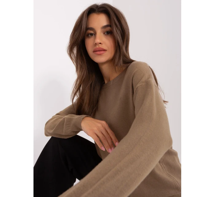 Sweter AT SW model 19766731 brązowy - FPrice