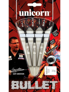 SPORT Šipky Unicorn Bullet z nerezové oceli - Gary Anderson 22g:27520|24g:27521|26g:27522 - Bullet